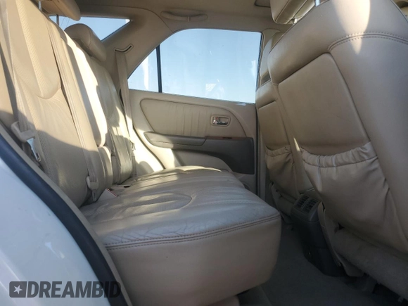 2002 Lexus RX 300 with VIN JTJGF10U720148006, listed as a Copart auction lot 85861074 with 317,982 mi miles and Salvage Title. Bid and sale history available at carsss.com. Image 11.