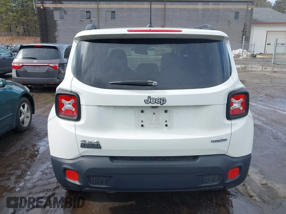 2017 Jeep Renegade Latitude with VIN ZACCJBBB2HPF77848, listed as a IAAI auction lot 41720643 with 145,308 mi miles. Bid and sale history available at carsss.com. Image 16.