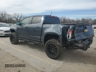 2020 Chevrolet Colorado 4WD Work Truck with VIN 1GCGTBEN7L1112220, listed as a Copart auction lot 48948425 with 97,218 mi miles and Salvage title. Bid and sale history available at DreamBid. Image 2.