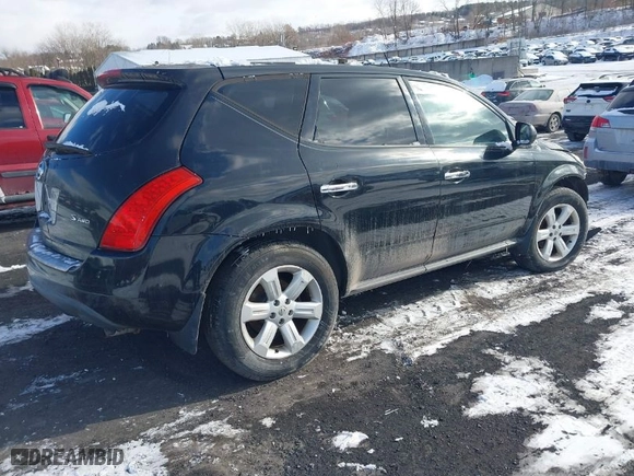 2006 Nissan Murano SL with VIN JN8AZ08W26W526238, listed as a IAAI auction lot 41351152 with 162,608 mi miles. Bid and sale history available at carsss.com. Image 4.