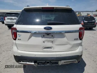 2017 Ford Explorer XLT with VIN 1FM5K8D84HGB59052, listed as a Copart auction lot 53406145 with 107,031 mi miles and Salvage Title. Bid and sale history available at carsss.com. Image 6.