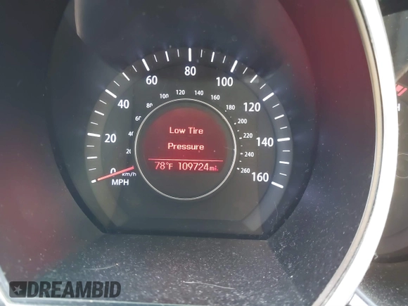 2013 Kia Optima EX with VIN 5XXGN4A78DG102329, listed as a IAAI auction lot 41776758 with 109,724 mi miles and . Bid and sale history available at DreamBid. Image 7.