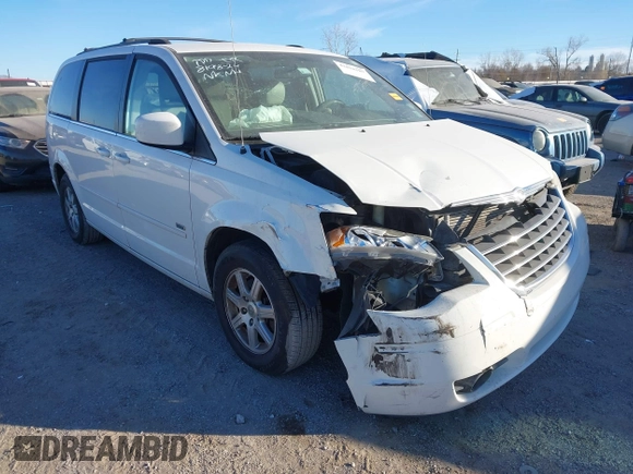 2008 Chrysler Town & Country Touring with VIN 2A8HR54P78R776956, listed as a IAAI auction lot 41018187 with 201,542 mi miles and . Bid and sale history available at DreamBid. Image 1.