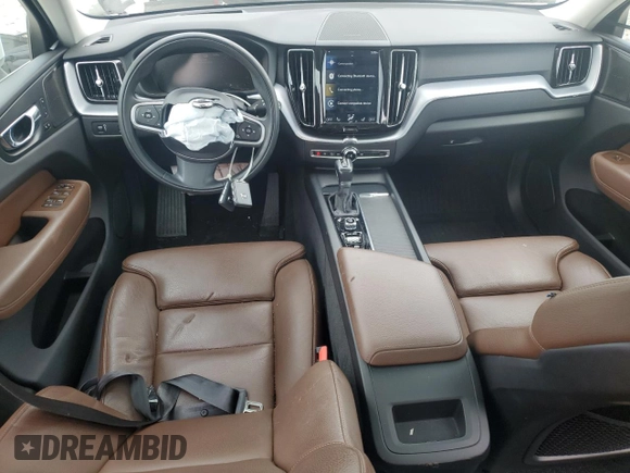 2019 Volvo XC60 Momentum with VIN YV4A22RK1K1387229, listed as a Copart auction lot 59251215 with 46,563 mi miles and Salvage title. Bid and sale history available at DreamBid. Image 8.