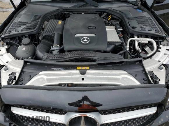 2018 Mercedes-Benz C 300 with VIN WDDWK4KB1JF615509, listed as a Copart auction lot 49956135 with 25,030 mi miles and Salvage title. Bid and sale history available at DreamBid. Image 11.