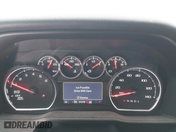 2021 Chevrolet Silverado 1500 LT with VIN 3GCUYDED8MG236653, listed as a IAAI auction lot 41543222 with 59,298 mi miles. Bid and sale history available at carsss.com. Image 7.