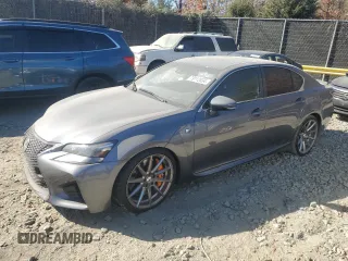 2016 Lexus GS F with VIN JTHBP1BL9GA000924, listed as a Copart auction lot 79112834 with 35,061 mi miles and Salvage Title. Bid and sale history available at carsss.com. Image 1.