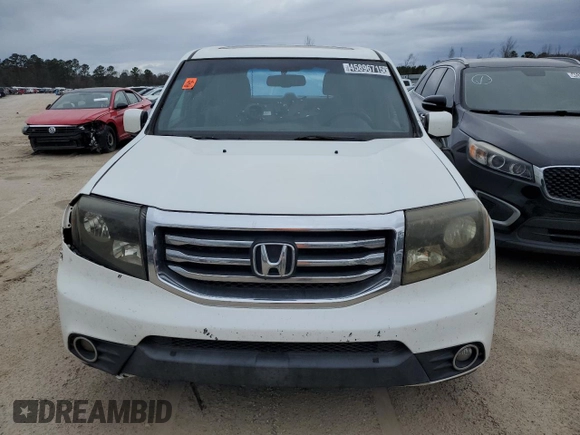 2013 Honda Pilot EX-L z VIN 5FNYF3H55DB041363, wystawiony jako Copart lot #51441625 z przebiegiem 268 511 mil mil oraz Czysty tytuł • Clean title. Historia ofert i sprzedaży dostępna na DreamBid. Obrazek 5.