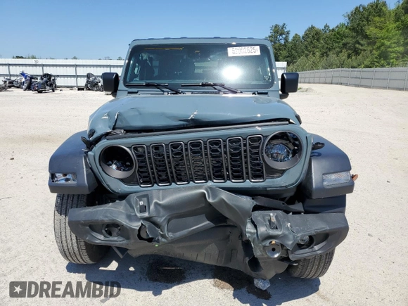 2024 Jeep Wrangler Sport S с VIN 1C4PJXAG8RW352284, выставлен на аукционе Copart как лот 52002625 с пробегом 1 403 миль миль и Списание • Salvage title. История ставок и продаж доступна на DreamBid. Изображение 5.