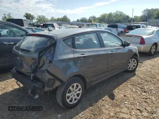 2012 Hyundai Accent GS with VIN KMHCT5AE8CU028794, listed as a Copart auction lot 59426662 with 81,276 mi miles and Salvage Title. Bid and sale history available at carsss.com. Image 4.