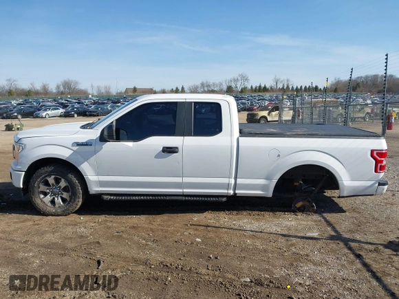 2019 Ford F-150 XL with VIN 1FTFX1E5XKKD17372, listed as a IAAI auction lot 41784569 with 208,528 mi miles. Bid and sale history available at carsss.com. Image 15.