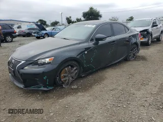 2014 Lexus IS 350 with VIN JTHBE1D2XE5013066, listed as a Copart auction lot 59711195 with 67,179 mi miles and Salvage title. Bid and sale history available at DreamBid. Image 1.
