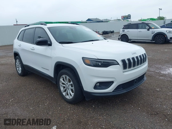 2022 Jeep Cherokee Latitude Lux with VIN 1C4PJLMX1ND535178, listed as a IAAI auction lot 42161237 with 42,468 mi miles and . Bid and sale history available at DreamBid. Image 1.