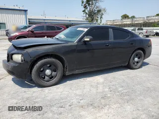 2009 Dodge Charger Police with VIN 2B3KA43T49H536981, listed as a Copart auction lot 54721694 with 160,508 mi miles and Salvage Title. Bid and sale history available at carsss.com. Image 1.
