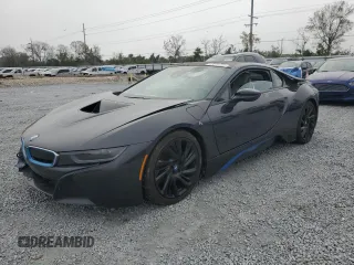 2015 BMW i8 with VIN WBY2Z2C58FV391197, listed as a Copart auction lot 43354295 with 0 mi miles and Salvage Title. Bid and sale history available at carsss.com. Image 1.