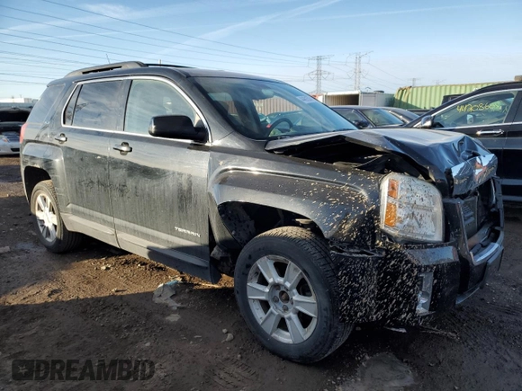 2011 GMC Terrain SLE-2 with VIN 2CTFLTEC0B6271483, listed as a Copart auction lot 44451575 with 185,673 mi miles and Salvage Title. Bid and sale history available at carsss.com. Image 4.