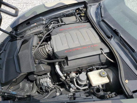 2016 Chevrolet Corvette Z51 2LT with VIN 1G1YK2D75G5108670, listed as a Copart auction lot 66790664 with 95,642 mi miles and Salvage Title. Bid and sale history available at carsss.com. Image 11.