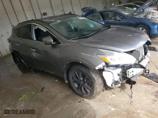 2017 Nissan Murano SL with VIN 5N1AZ2MH6HN166328, listed as a Copart auction lot 45235875 with 84,349 mi miles and Salvage Title. Bid and sale history available at carsss.com. Image 4.