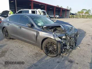 2020 Infiniti Q50 Luxe z VIN JN1EV7AP3LM204173, wystawiony jako IAAI lot #41862500 z przebiegiem 88 760 mil mil oraz . Historia ofert i sprzedaży dostępna na DreamBid. Obrazek 1.