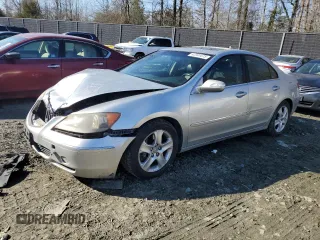 2005 Acura RL with VIN JH4KB16565C006773, listed as a Copart auction lot 42391075 with 203,355 mi miles and Salvage Title. Bid and sale history available at carsss.com. Image 1.