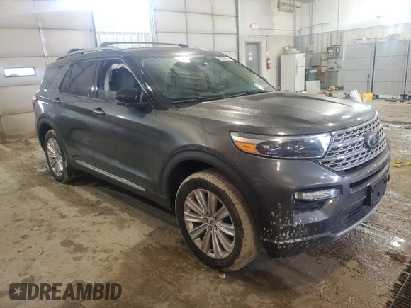 2020 Ford Explorer Limited with VIN 1FM5K8FW1LGC23133, listed as a Copart auction lot 40035984 with 38,642 mi miles. Bid and sale history available at carsss.com. Image 4.