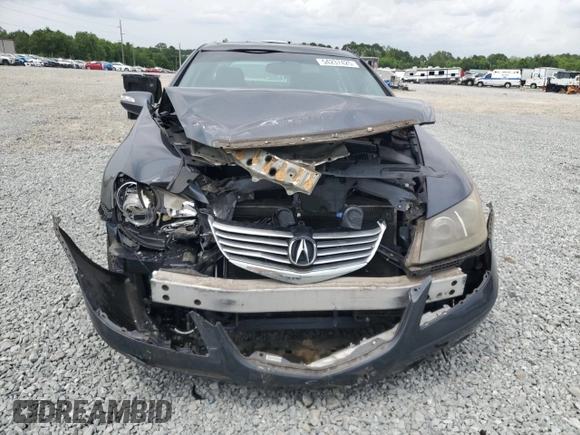 2006 Acura RL with VIN JH4KB16596C004369, listed as a Copart auction lot 54237425 with 191,708 mi miles and Salvage title. Bid and sale history available at DreamBid. Image 5.