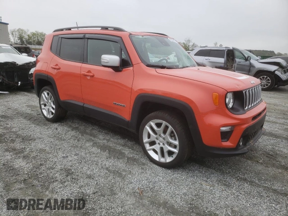 2021 Jeep Renegade Islander with VIN ZACNJDBB2MPM47113, listed as a Copart auction lot 50206165 with 23,570 mi miles and Salvage title. Bid and sale history available at DreamBid. Image 4.