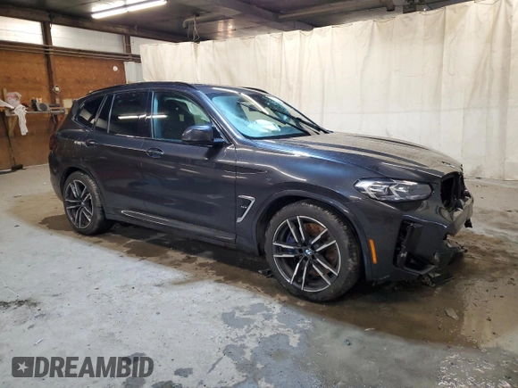2022 BMW X3 M z VIN 5YM13EC05N9K07773, wystawiony jako Copart lot #37637963 z przebiegiem Nie podano mil oraz . Historia ofert i sprzedaży dostępna na DreamBid. Obrazek 4.