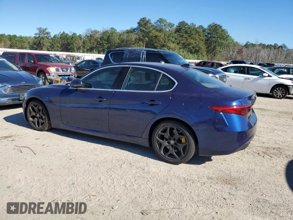 2019 Alfa Romeo Giulia Sport with VIN ZARFAMAN7K7621714, listed as a Copart auction lot 81735784 with 40,273 mi miles and Clean Title. Bid and sale history available at carsss.com. Image 2.