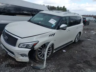 2017 Infiniti QX80 with VIN JN8AZ2NCXH9430364, listed as a IAAI auction lot 41968583 with 159,169 mi miles and . Bid and sale history available at DreamBid. Image 2.