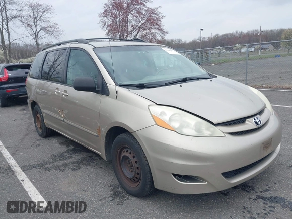 2006 Toyota Sienna CE with VIN 5TDZA23C06S459895, listed as a IAAI auction lot 41965466 with 208,688 mi miles and . Bid and sale history available at DreamBid. Image 1.