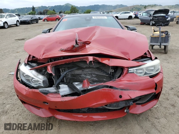 2016 BMW 4 Series 435i with VIN WBA3R1C54GK529351, listed as a Copart auction lot 53842235 with 94,757 mi miles and Salvage title. Bid and sale history available at DreamBid. Image 5.