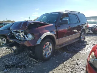 2009 Ford Expedition Eddie Bauer z VIN 1FMFU18519EB03721, wystawiony jako Copart lot #82827474 z przebiegiem Nie podano mil oraz Szkoda całkowita • Salvage title. Historia ofert i sprzedaży dostępna na DreamBid. Obrazek 1.