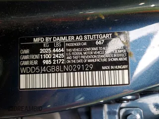 2020 Mercedes-Benz CLA 250 with VIN WDD5J4GB8LN029129, listed as a Copart auction lot 44727974 with 65,172 mi miles and . Bid and sale history available at DreamBid. Image 13.
