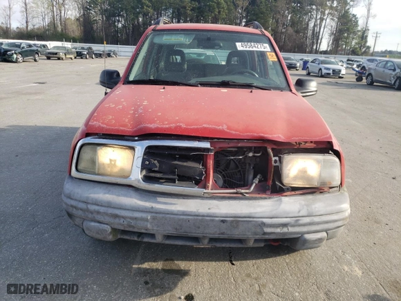 2004 Chevrolet Tracker with VIN 2CNBE134546914218, listed as a Copart auction lot 49584275 with 237,540 mi miles and Salvage Title. Bid and sale history available at carsss.com. Image 5.