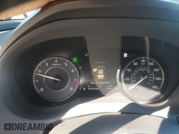 2023 Acura RDX Technology with VIN 5J8TC2H52PL013245, listed as a Copart auction lot 50883625 with 17,607 mi miles and Non repairable. Bid and sale history available at DreamBid. Image 9.