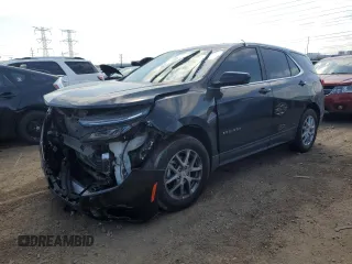 2023 Chevrolet Equinox LT z VIN 3GNAXUEG5PL127893, wystawiony jako Copart lot #52309675 z przebiegiem 86 848 mil mil oraz Szkoda całkowita • Salvage title. Historia ofert i sprzedaży dostępna na DreamBid. Obrazek 1.