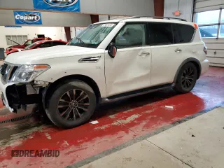 2018 Nissan Armada SV with VIN JN8AY2NC5J9553577, listed as a Copart auction lot 73461472 with Not Provided miles. Bid and sale history available at carsss.com. Image 1.