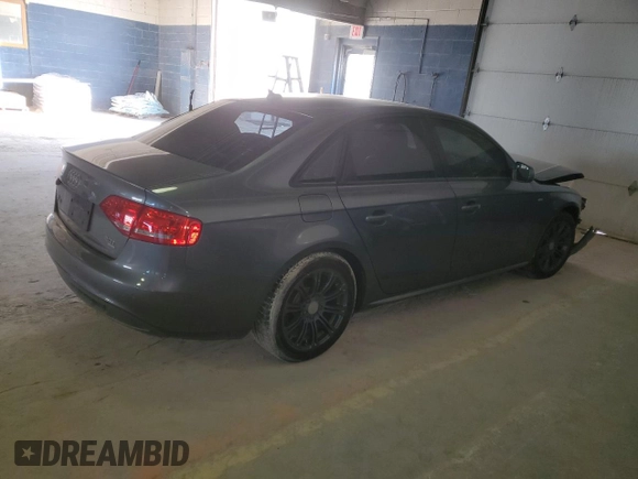 2012 Audi A4 Prestige with VIN WAUKFBFL1CN012845, listed as a Copart auction lot 89243235 with 128,844 mi miles and Salvage Title. Bid and sale history available at carsss.com. Image 3.