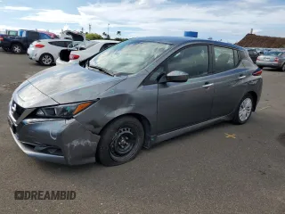 2022 Nissan LEAF S with VIN 1N4AZ1BV5NC562836, listed as a Copart auction lot 79322994 with 19,774 mi miles and Salvage Title. Bid and sale history available at DreamBid. Image 1.