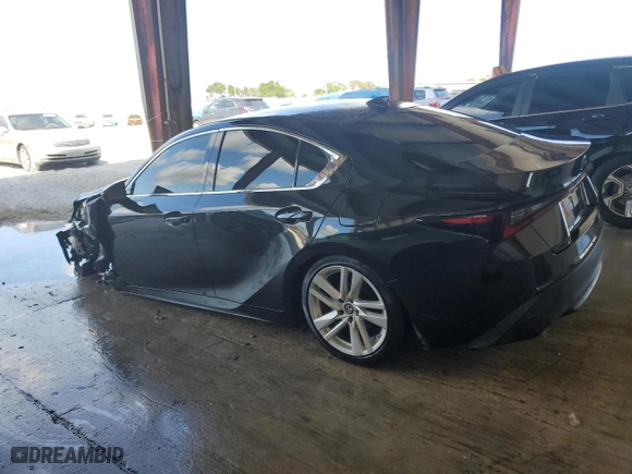 2022 Lexus IS with VIN JTHAA1D24N5122629, listed as a Copart auction lot 51974185 with 15,911 mi miles and Non Repairable. Bid and sale history available at carsss.com. Image 2.