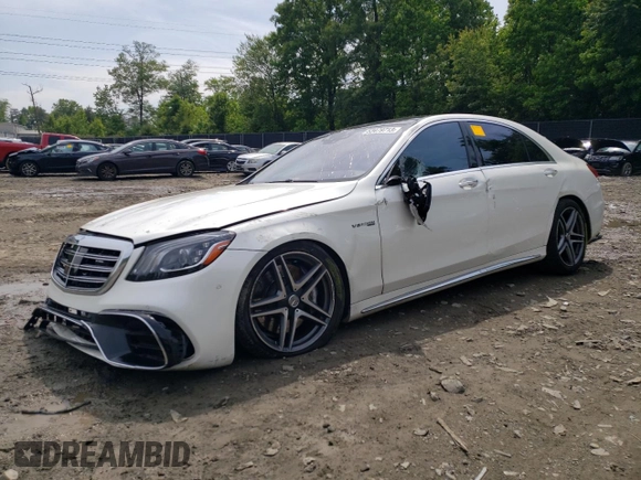 2018 Mercedes-Benz S 63 AMG with VIN WDDUG8JB7JA394237, listed as a Copart auction lot 53479713 with Not Provided miles and . Bid and sale history available at DreamBid. Image 1.