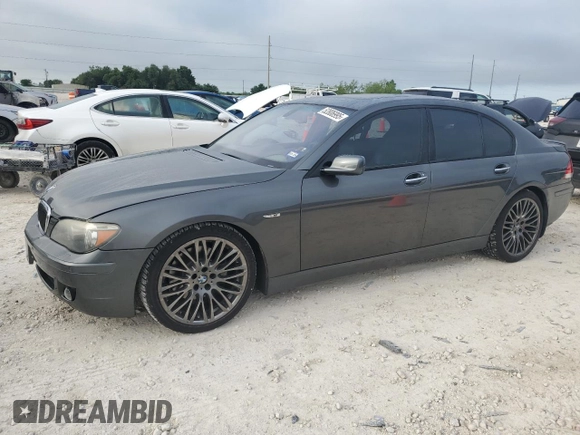 2006 BMW 7 Series 750i with VIN WBAHL835X6DT05231, listed as a Copart auction lot 52806995 with 101,357 mi miles and Salvage Title. Bid and sale history available at carsss.com. Image 1.