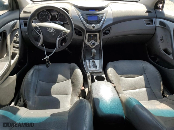 2012 Hyundai Elantra GLS with VIN KMHDH4AEXCU272222, listed as a Copart auction lot 53307345 with 103,639 mi miles and Salvage Title. Bid and sale history available at carsss.com. Image 8.