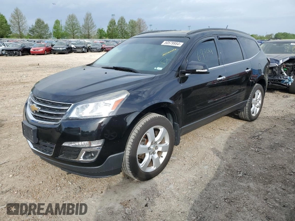 2017 Chevrolet Traverse LT with VIN 1GNKRGKD5HJ322136, listed as a Copart auction lot 50579954 with 69,804 mi miles and Salvage Title. Bid and sale history available at DreamBid. Image 1.
