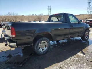 2002 Ford F-150 XL with VIN 1FTRF17222NB03008, listed as a Copart auction lot 46364635 with 136,298 mi miles and Salvage Title. Bid and sale history available at carsss.com. Image 3.