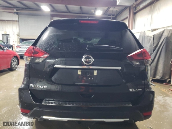 2019 Nissan Rogue S with VIN 5N1AT2MV3KC730804, listed as a Copart auction lot 81176224 with 80,616 mi miles and Salvage Title. Bid and sale history available at carsss.com. Image 6.