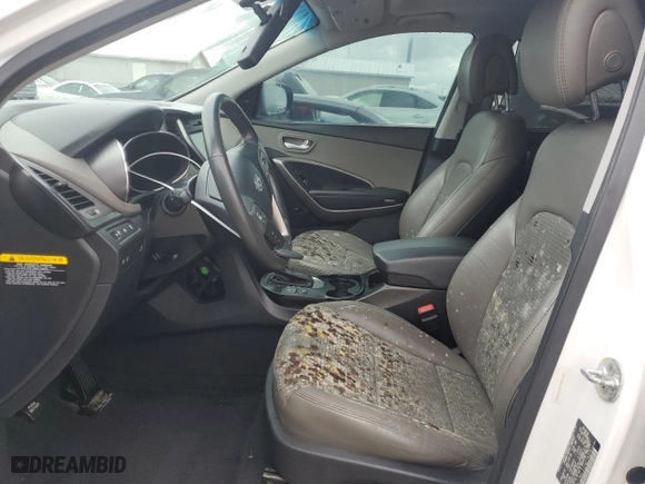 2015 Hyundai Santa Fe Sport with VIN 5XYZW4LA1FG274876, listed as a Copart auction lot 75017814 with 0 mi miles and Salvage Title. Bid and sale history available at carsss.com. Image 7.