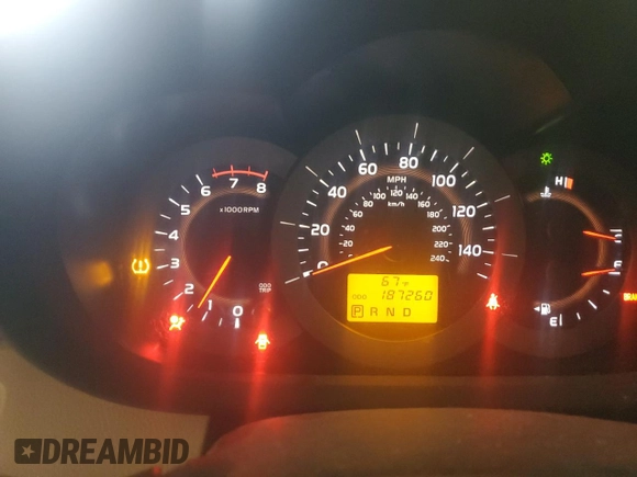 2009 Toyota RAV4 Ltd with VIN JTMBK31V195083050, listed as a Copart auction lot 48442375 with 187,260 mi miles and Salvage Title. Bid and sale history available at carsss.com. Image 9.