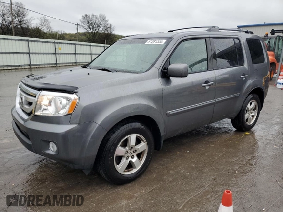 2011 Honda Pilot EX-L with VIN 5FNYF4H67BB015164, listed as a Copart auction lot 51281555 with 180,156 mi miles and Salvage Title. Bid and sale history available at carsss.com. Image 1.